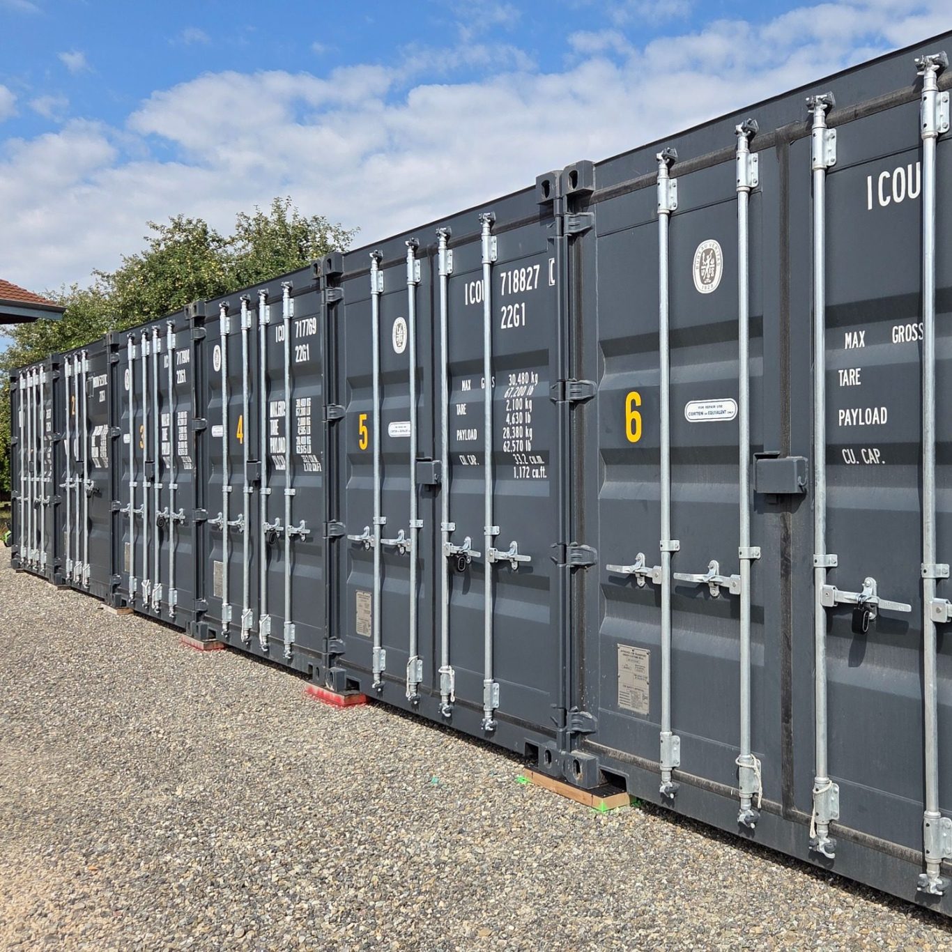 Lager-Rulfingen Self Storage Lagercontainer 1-6 Außenansicht